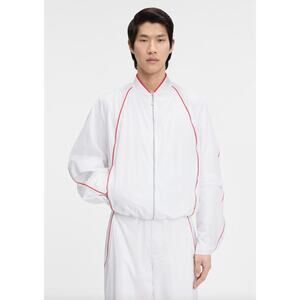 Nike x Jacquemus Men's White Track Jacket Size XXL Full Zip Windbreaker Athletic